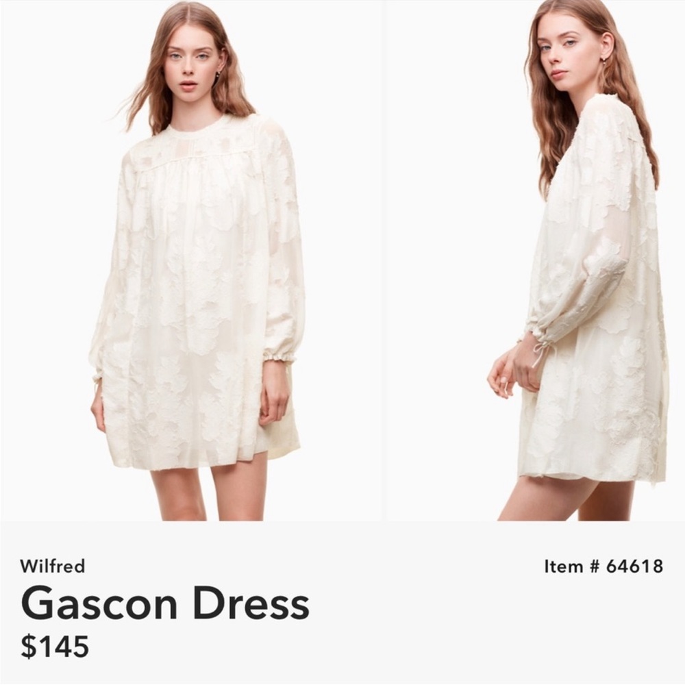 Aritzia Gascon Dress in White